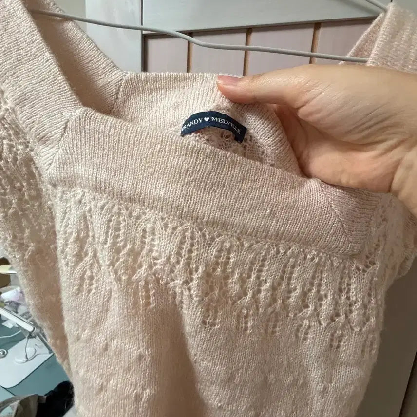 [BUNJANG] Brandy Melville Short-Sleeve Knit Top / 브랜디멜빌 반팔니트