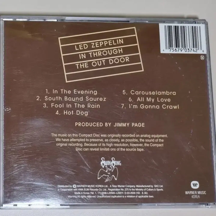 [BUNJANG] Led Zeppelin 8th Album (Unsealed CD) / 레드 제플린 8집 (개봉 CD) 마지막 정규 앨범