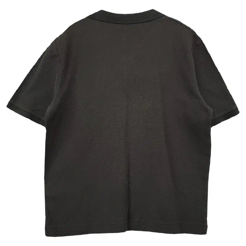 [BUNJANG] COS Grey Casual Half-Zip Short Sleeve Polo T-Shirt M / 코스 그레이 캐주얼 반집업 반팔 카라티 M