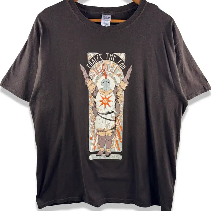 [BUNJANG] Dark Souls Praise the Sun T-Shirt / 다크소울 Praise the Sun 티셔츠3449
