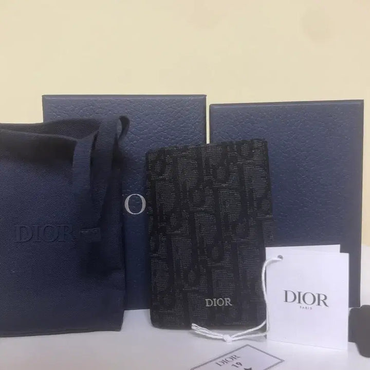 [BUNJANG] Dior Oblique Bi-fold Holder Wallet Full Set / 디올 오블리크 2단 홀더지갑 풀세트