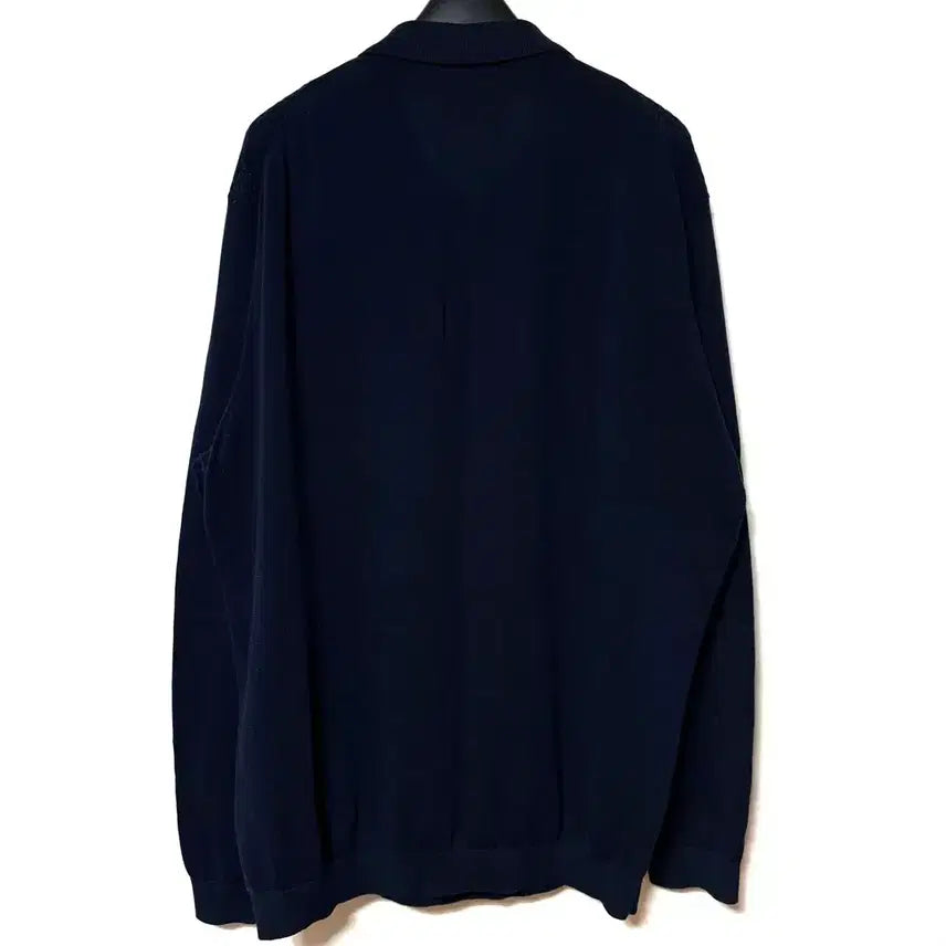 [BUNJANG] Massimo Dutti Navy Collar Knit Sweater XXL / [XXL,110]마시모두띠 카라 니트 스웨터 곤색