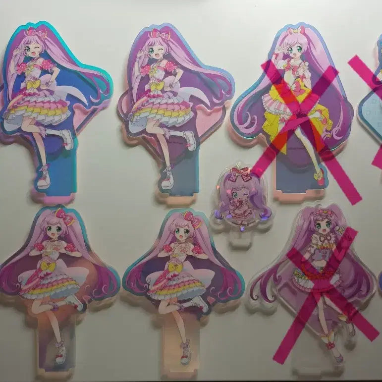 [BUNJANG] I☆RUTHY Prepara Collaboration Acrylic Stand &amp; Keyring Set / 탈덕)아이엠스타 프리파라 콜라보 굿즈 정리