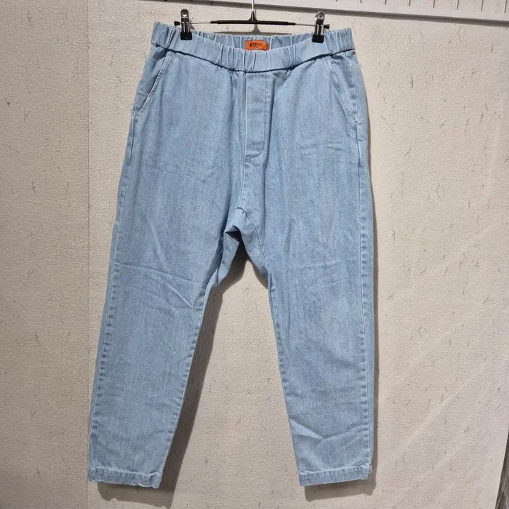 [BUNJANG] BARENA Banding Denim Pants Light Wash / BARENA 바레나  밴딩 데님 팬츠 연청 바지