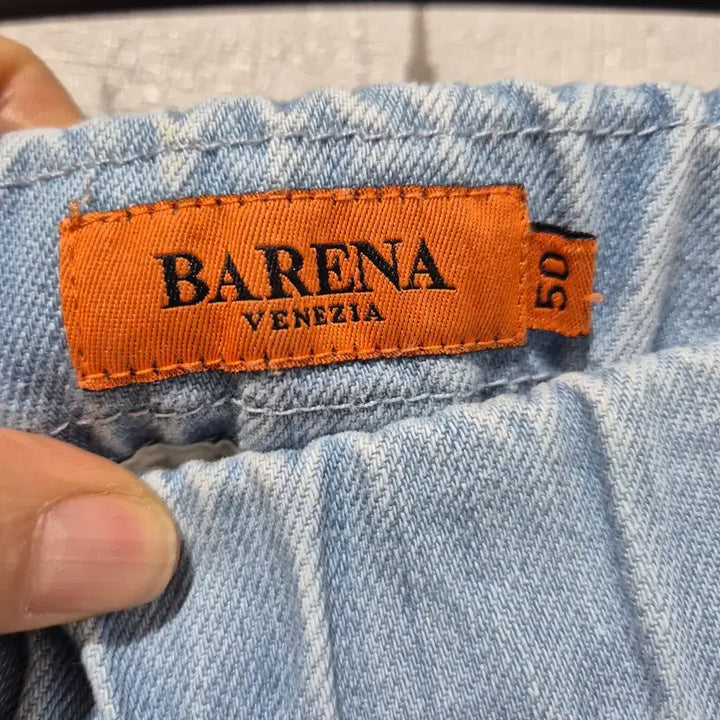 [BUNJANG] BARENA Banding Denim Pants Light Wash / BARENA 바레나  밴딩 데님 팬츠 연청 바지