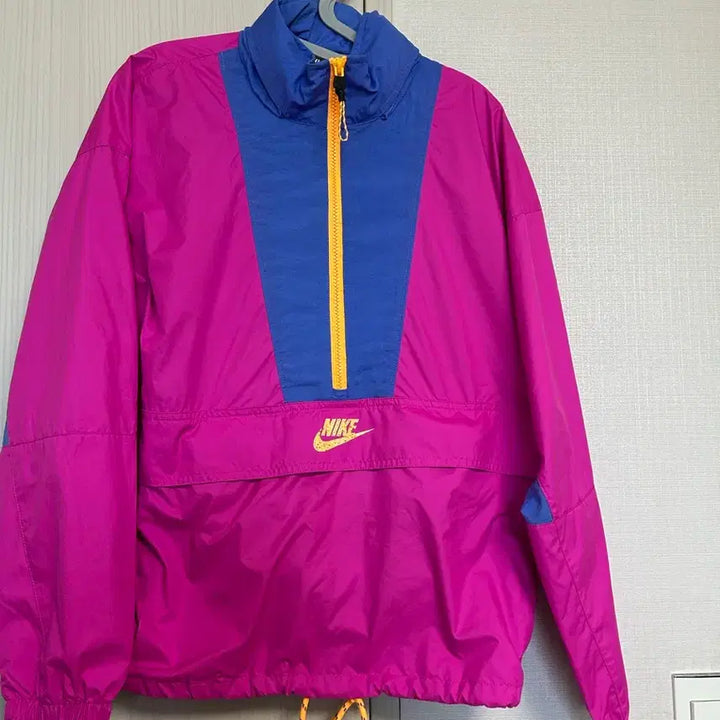 [BUNJANG] Nike Anorak Windbreaker Jacket / 나이키 핑크/블루 아노락 바람막이 85
