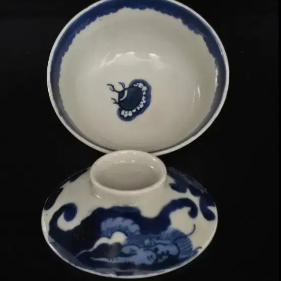 [BUNJANG] Blue-and-White Porcelain Dragon Motif Jar / 청화백자 운용문 합   중국도자기