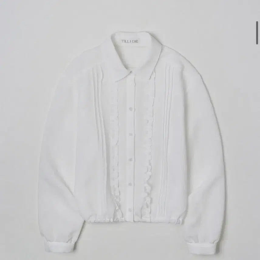 [BUNJANG] Till I Die Bloom Lace Crop Blouse Ivory / 틸아이다이 블룸 레이스 크롭 블라우스 아이보리