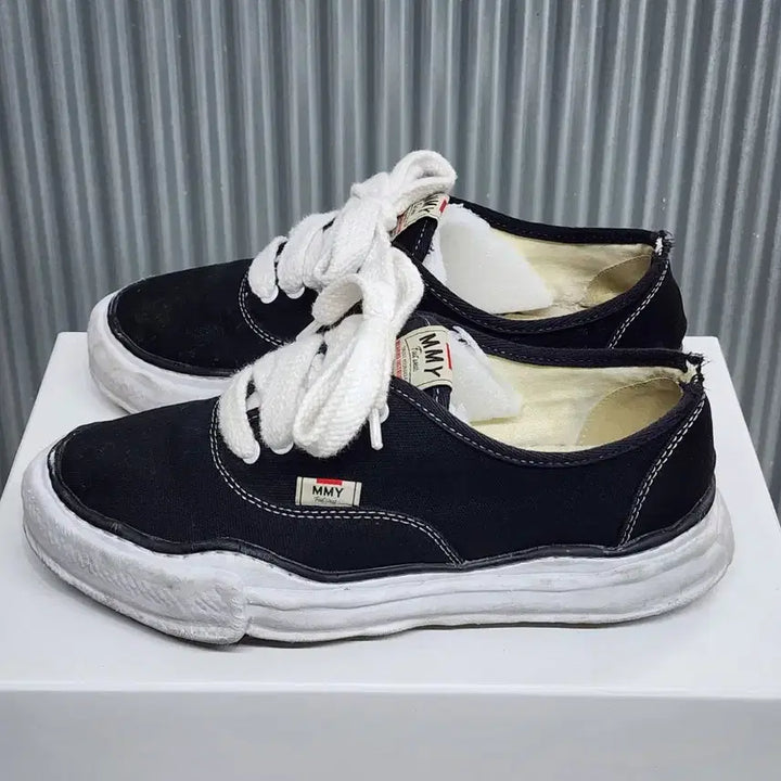 [BUNJANG] Maison Mihara Yasuhiro Peterson Low Black Canvas Sneakers EUR 41 / 260mm / 260mm / EUR41)메종 미하라 야스히로 베이커 로우 블랙 캔버스