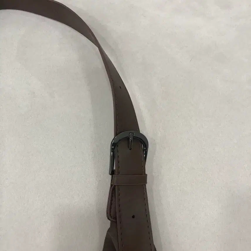 [BUNJANG] Suede Hobo Bag Shoulder Bag Brown / 새상품) 스웨이드 호보백 숄더백 브라운