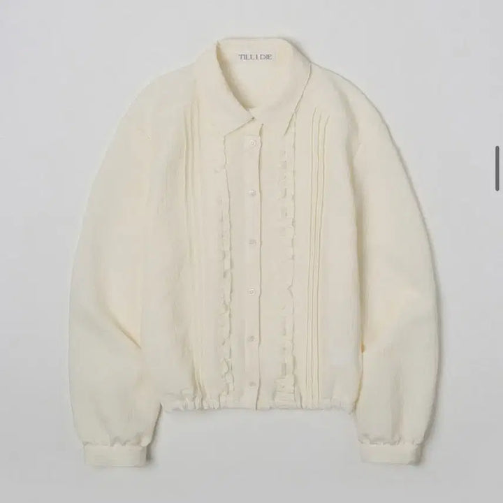 [BUNJANG] Tillidai Bloom Lace Crop Blouse Cream / 틸아이다이 블룸 레이스 크롭 블라우스 크림