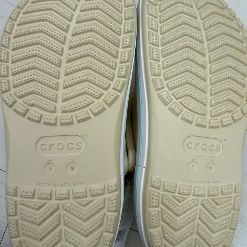[BUNJANG] Crocs Baya Band Clog Beige 260 New / 크록스 바야밴드 클로그 베이지  260 새상품