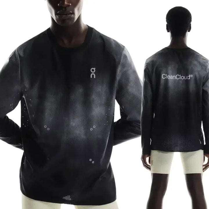 [BUNJANG] On Running Face Mesh Long Sleeve T-Shirt / 온러닝 페이스 메쉬 긴팔 티셔츠