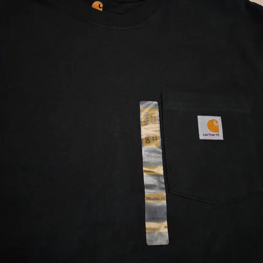 [BUNJANG] Carhartt Black Pocket Short Sleeve T-Shirt / (새상품) 칼하트 포켓 반팔티 블랙