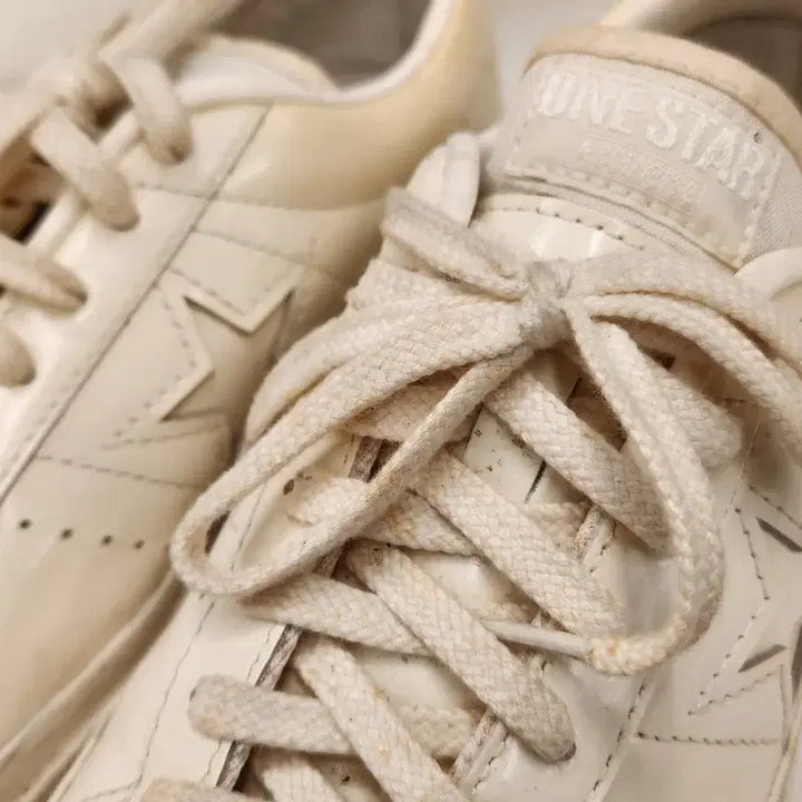 [BUNJANG] Converse One Star Low White Leather Sneakers Size 270 / 컨버스 원스타 로우 270