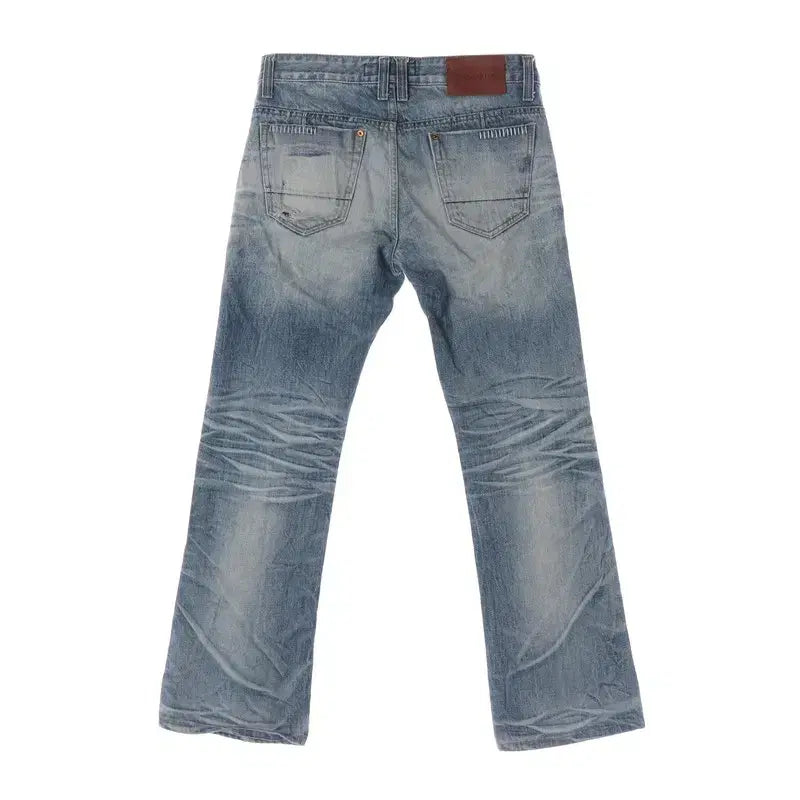 [BUNJANG] Mosquito Jeans Vintage Wash Denim Pants Straight Fit Size 32 / 모스키토 진 빈티지 워싱 데님 팬츠 32