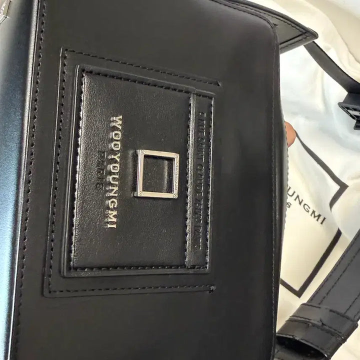 [BUNJANG] Woo Young Mi Square Bag Black Full Set / {A+/os} 우영미 스퀘어백 블랙 풀구성