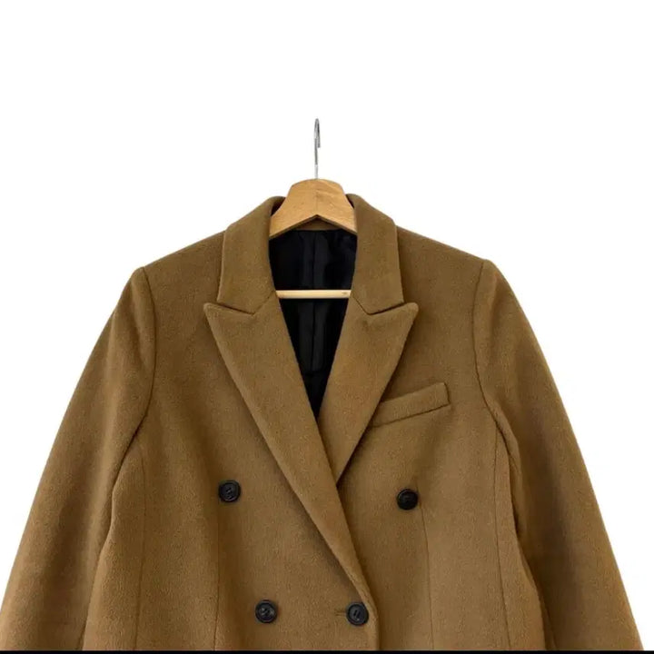[BUNJANG] System Wool Cashmere Double Coat Beige / 시스템 울 캐시미어 더블 코트 베이지 66 정품