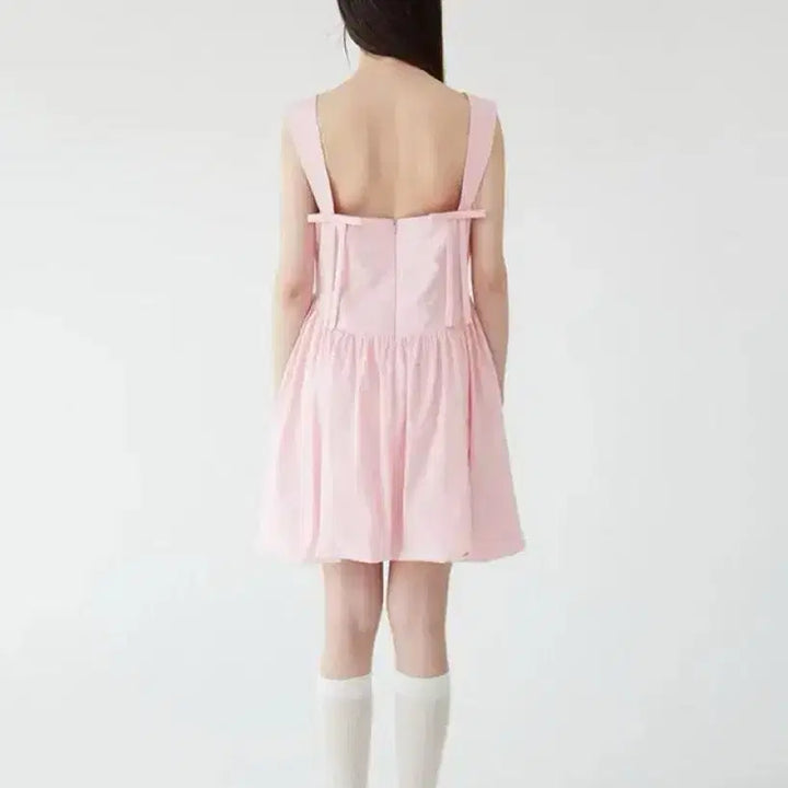 [BUNJANG] Jollyraid Lulu Balloon Dress Pink / 졸리레이드 루루 벌룬 드레스 원피스 핑크