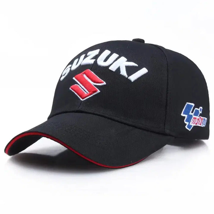 [BUNJANG] Suzuki Racing Team Embroidered Logo Baseball Cap / 레이싱 모자 스즈키 팀 자수 로고 야구모자 라이딩 볼캡