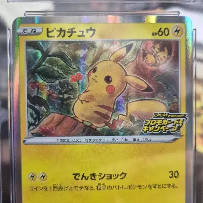 [BUNJANG] Pikachu "Pika Pika" Promo Card CGC 10 Gem Mint / 양천의 태그볼트 프로모 피카피카 피카츄  CGC 10 장미츄
