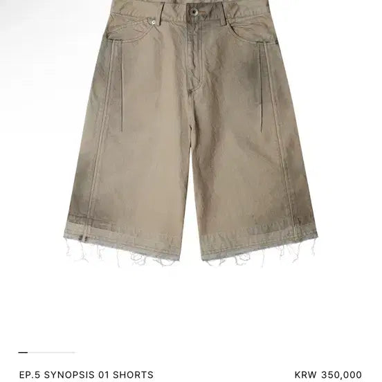 [BUNJANG] Xlim Washed Denim Cut-off Shorts / xlim 데님 반바지