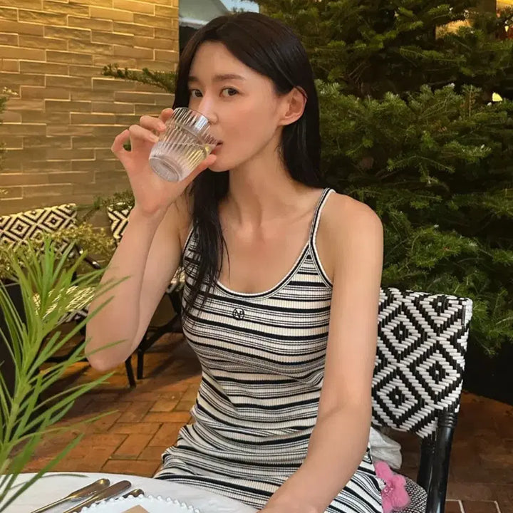 [BUNJANG] NILBY P Summer Daily Stripe Dress / 닐바이피 썸머 데일리 스트라이프 원피스