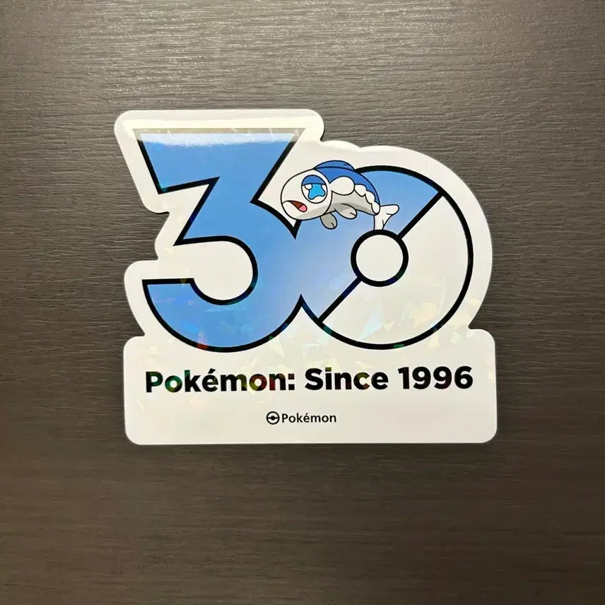 [BUNJANG] Pikachu 30th Anniversary Sticker / 약어리 포켓몬 30주년 스티커