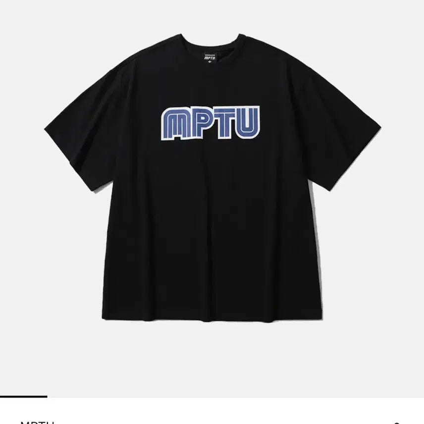 [BUNJANG] Mptu 25ss Black Short Sleeve T-Shirt / Mptu 25ss 반팔티 블랙