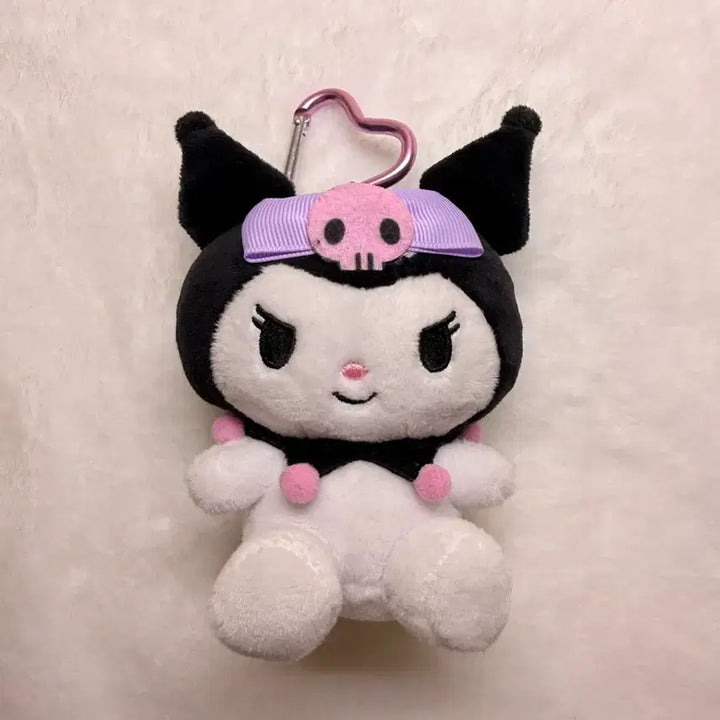 [BUNJANG] Sanrio Kuromi Plush Keychain / 산리오 쿠로미 기본형 인형 키링