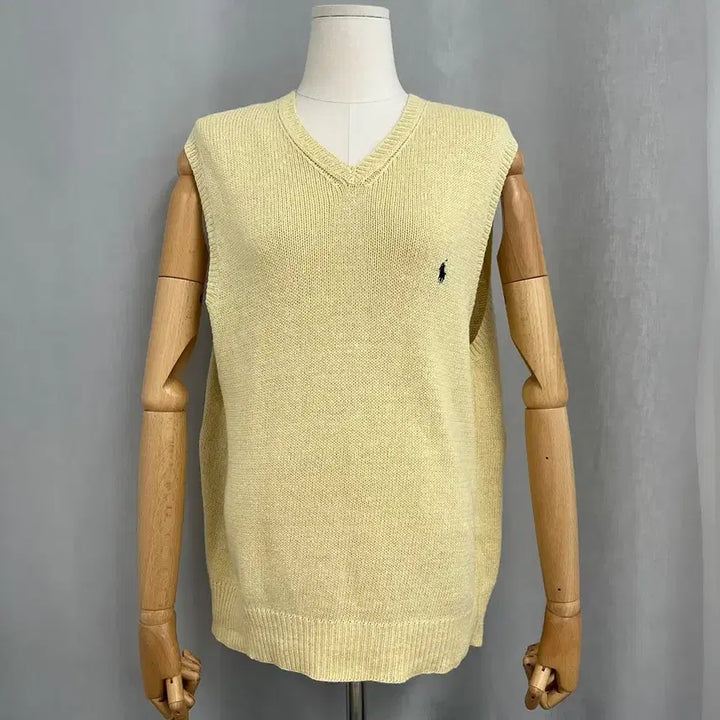 [BUNJANG] Polo Ralph Lauren V-Neck Knit Vest M / 폴로 브이넥 니트 조끼/
