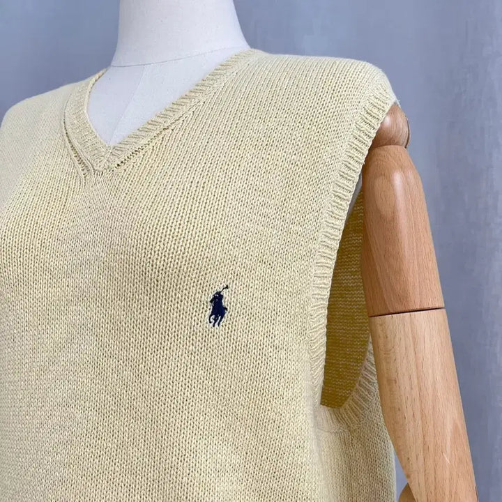 [BUNJANG] Polo Ralph Lauren V-Neck Knit Vest M / 폴로 브이넥 니트 조끼/