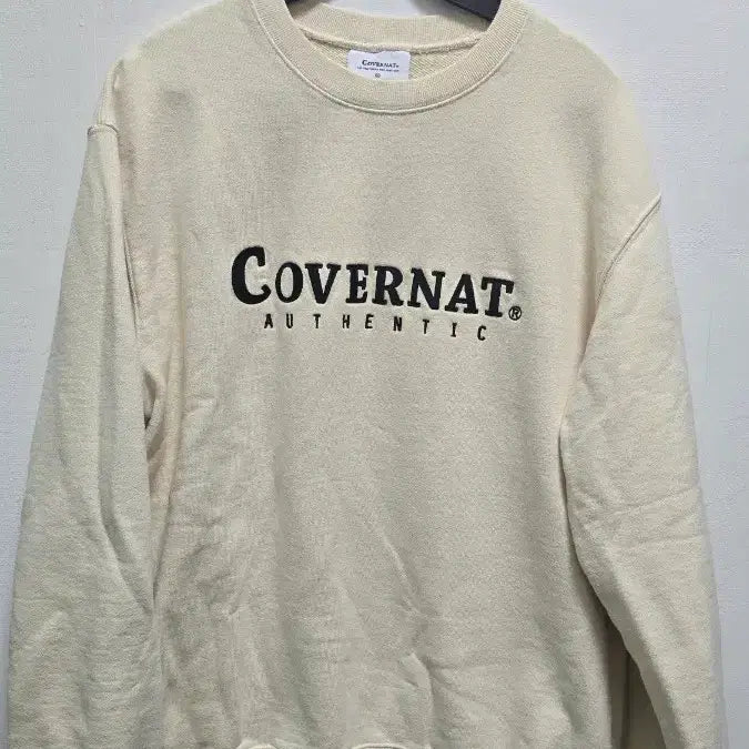 [BUNJANG] Clebihan Crewneck Sweatshirt Ivory / 커버낫 맨투맨 티셔츠 아이보리