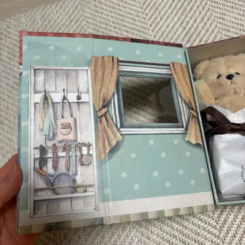 [BUNJANG] Teddy Tails Rena Bear Milk Tea XS Handmade Bear Doll / 테디테일즈 레나베어 밀크티 xs 핸드메이드 곰 인형