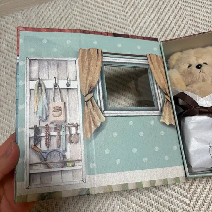 [BUNJANG] Teddy Tails Rena Bear Milk Tea XS Handmade Bear Doll / 테디테일즈 레나베어 밀크티 xs 핸드메이드 곰 인형