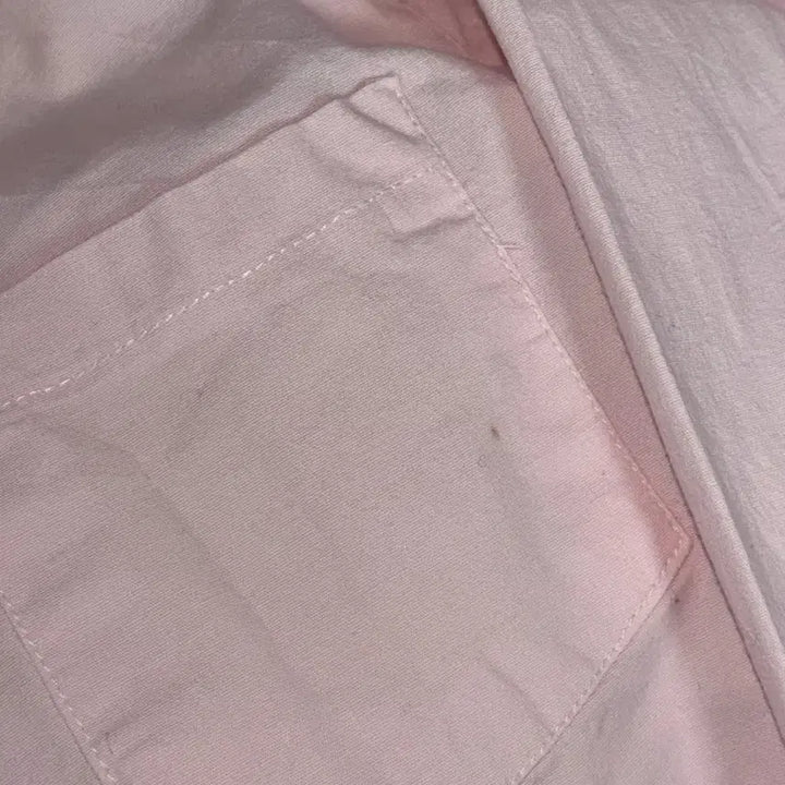 [BUNJANG] Fayelade Pink Cropped Shirt / 페일제이드 크롭 셔츠