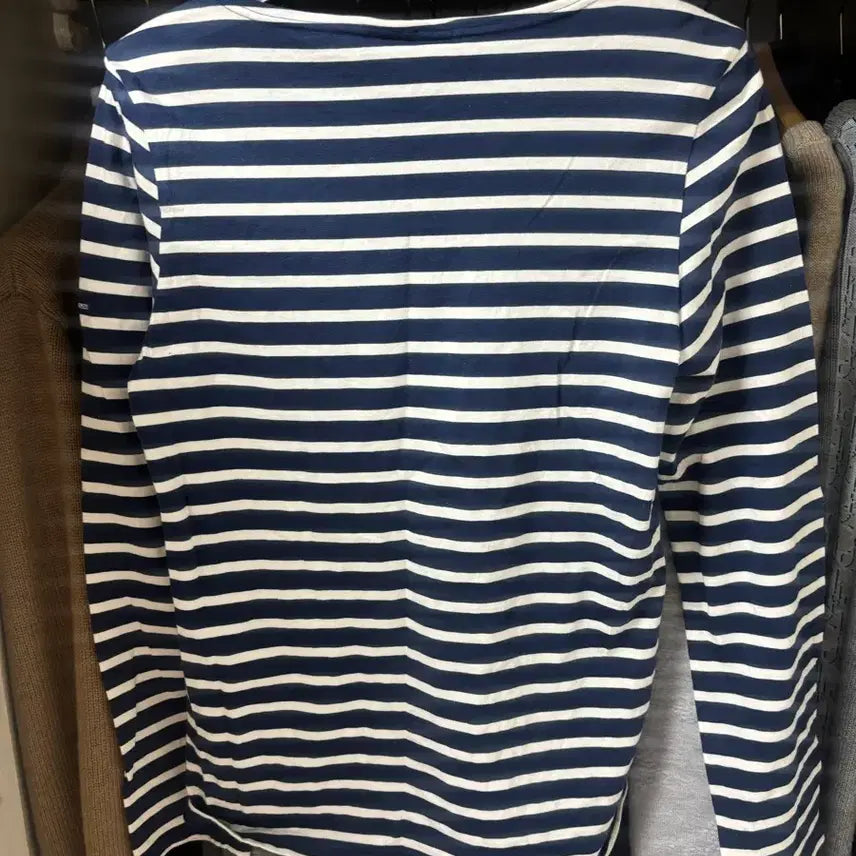 [BUNJANG] Saint James Navy Stripe Long Sleeve T-Shirt Size S / 세인트제임스 네이비 스트라이프 긴팔 티셔츠 S