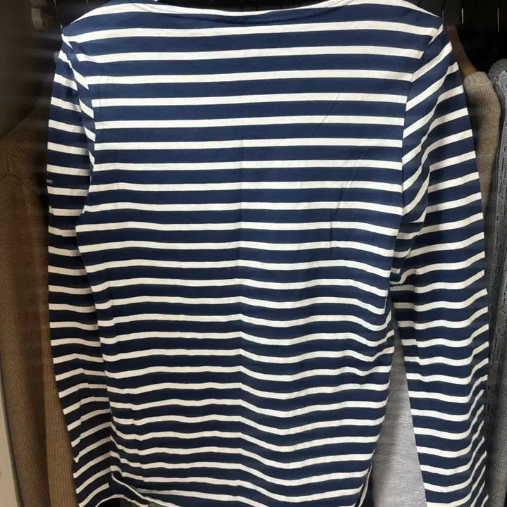 [BUNJANG] Saint James Navy Stripe Long Sleeve T-Shirt Size S / 세인트제임스 네이비 스트라이프 긴팔 티셔츠 S
