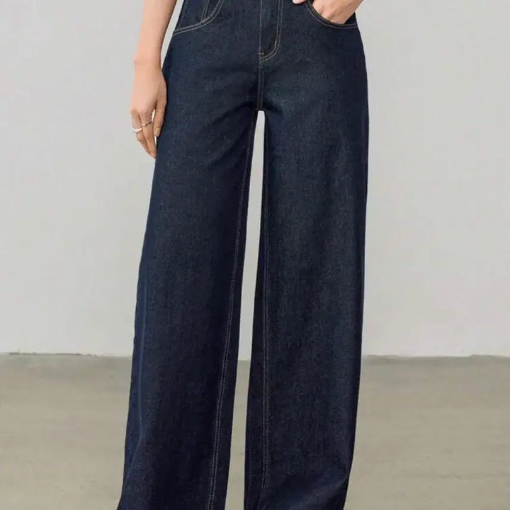 [BUNJANG] Wide Leg Denim Pants - Size S / 와이드 데님 팬츠 S사이즈