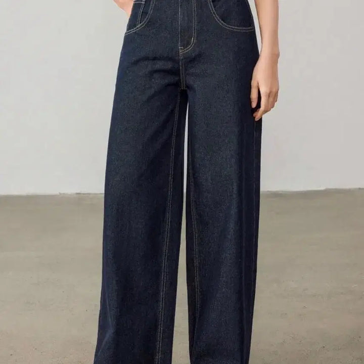 [BUNJANG] Wide Leg Denim Pants - Size S / 와이드 데님 팬츠 S사이즈
