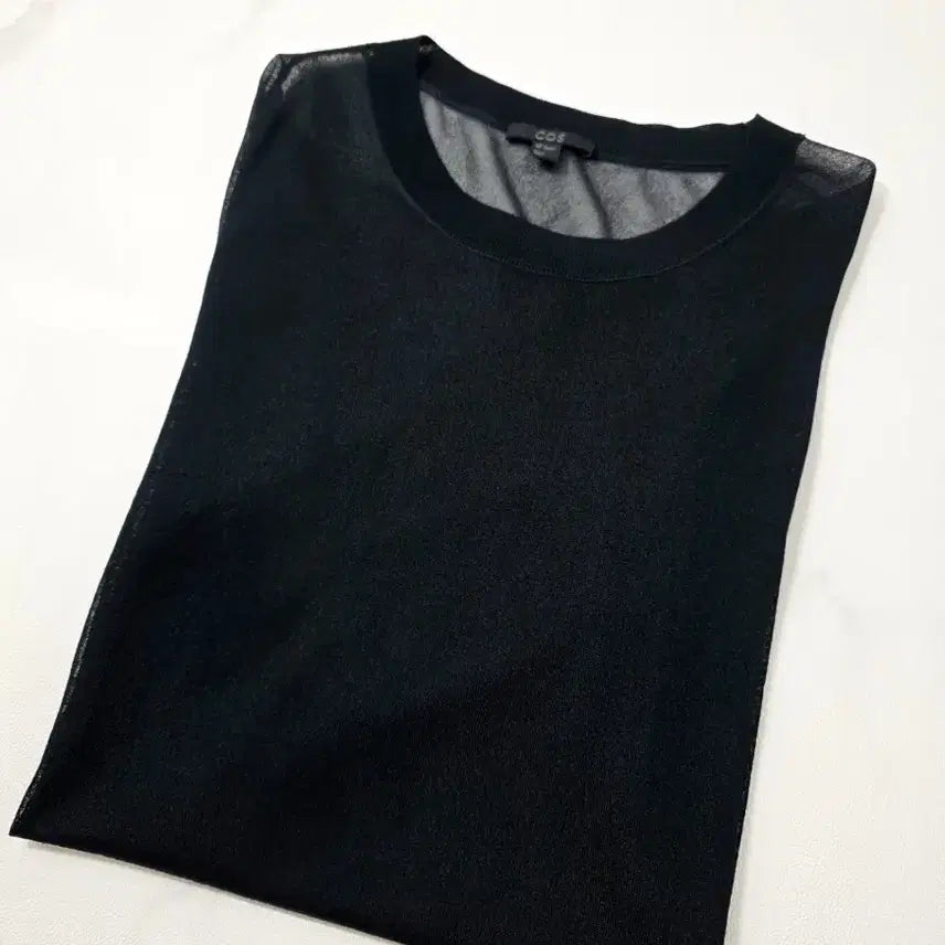 [BUNJANG] COS Sheer Short Sleeve Knit M / 코스 시스루 반팔 니트 M(~66)