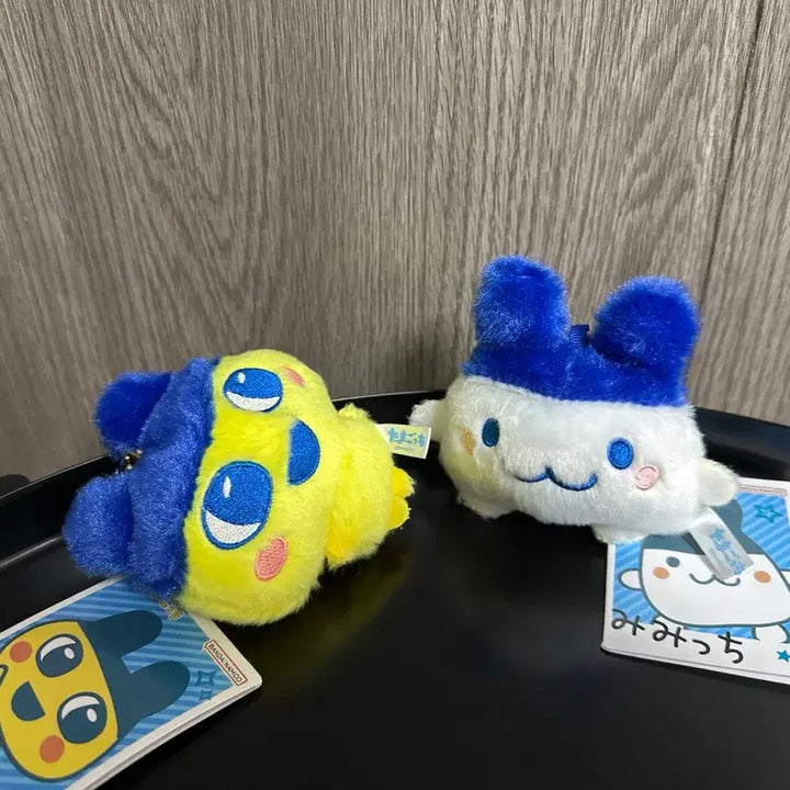 [BUNJANG] Bandai Tamagotchi Mamechi Mimichi Keyring Plush Set / (2개일괄) 반다이 다마고치 마메치 미미치 키링 인형 세트