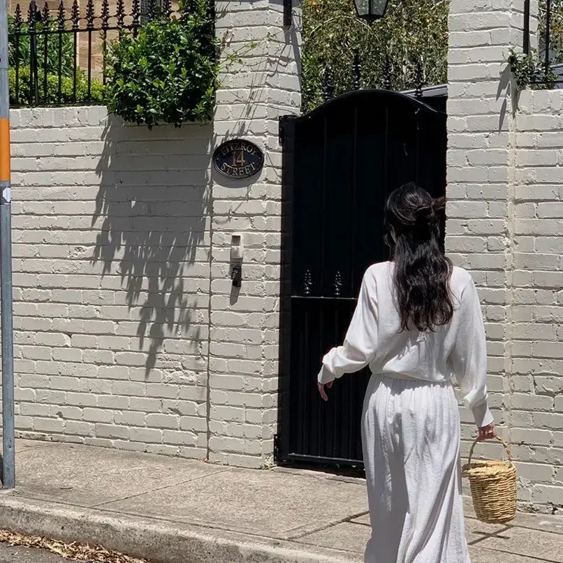 [BUNJANG] Edmore Linen Flare Long Skirt / 새상품 / 에드모어 린넨 플레어 롱스커트