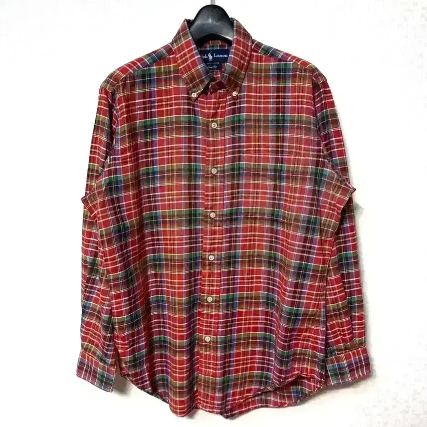 [BUNJANG] Polo Ralph Lauren Classic Fit Check Shirt / [S,90]폴로랄프로렌 체크 셔츠 남방 클래식핏