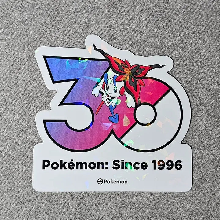 [BUNJANG] Pokemon 30th Anniversary Sticker - Eternal Flower, Flayette / 포켓몬스터 30주년 스티커 영원의 꽃 플라엣테