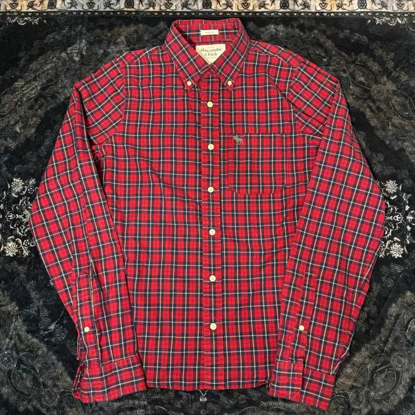 [BUNJANG] Abercrombie &amp; Fitch Plaid Shirt / 아베크롬비 체크 셔츠 남방
