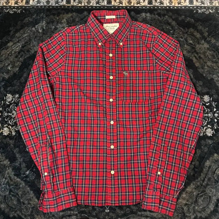 [BUNJANG] Abercrombie &amp; Fitch Plaid Shirt / 아베크롬비 체크 셔츠 남방