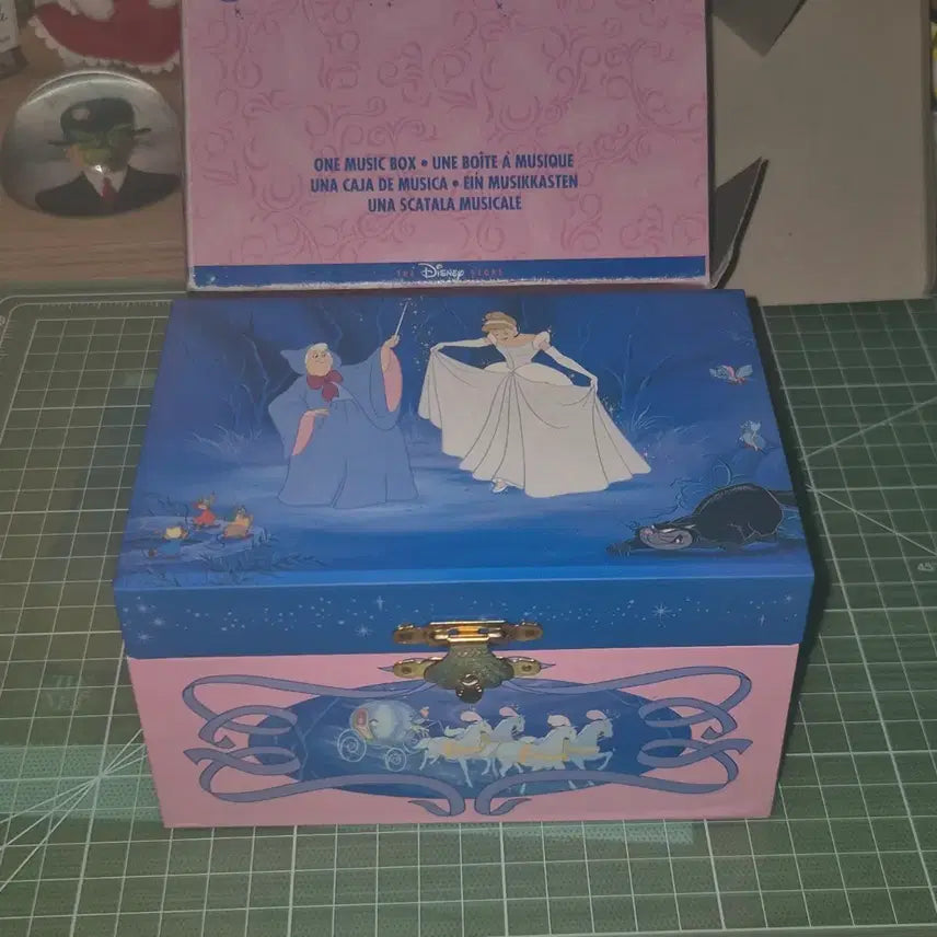 [BUNJANG] 1980s Disney Cinderella Vintage Music Box / 1980년대 제작/ 디즈니 신데렐라 빈티지 오르골 뮤직박스