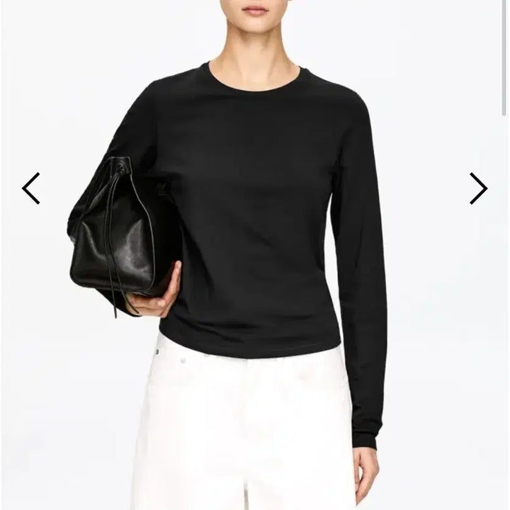 [BUNJANG] Arket Slim Long Sleeve T-Shirt / 아르켓 슬림 롱 슬리브 티셔츠