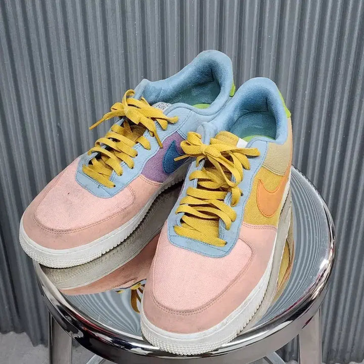 [BUNJANG] Nike Air Force 1 Low "Sun Club" Multi-Color Pastel Patchwork US 11 / (290mm / US11)나이키 에어포스1 선클럽 멀티컬러 파스텔 패치워
